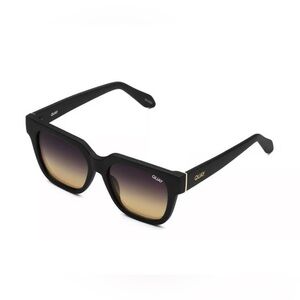 Quay Australia - Black Gold PSA Square Sunglasses
